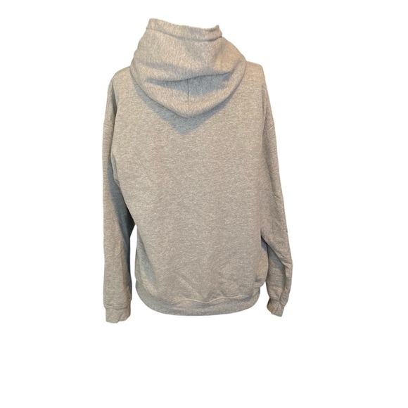 Avengers in Friends Milkshake Pose Gildan Grey Hoodie | Missing Drawstring - Picture 3 of 8